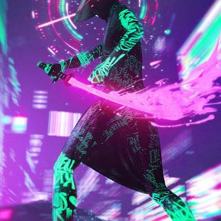 Cyberpunk Android 4k wallpaper