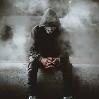 Anonymous phone 4k wallpaper