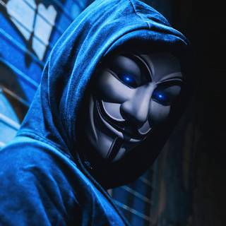 Anonymous phone 4k wallpaper
