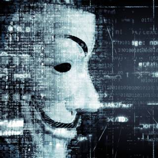 Anonymous phone 4k wallpaper