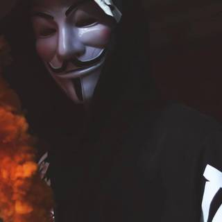 Anonymous phone 4k wallpaper