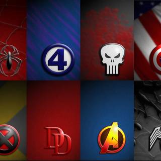 Marvel 4k logo wallpaper