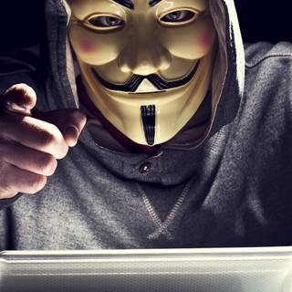 Anonymous phone 4k wallpaper