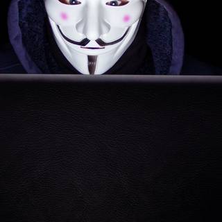Anonymous phone 4k wallpaper
