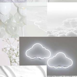 White aesthetic phone wallpaper