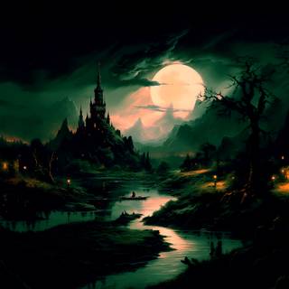 4k PC night wallpaper