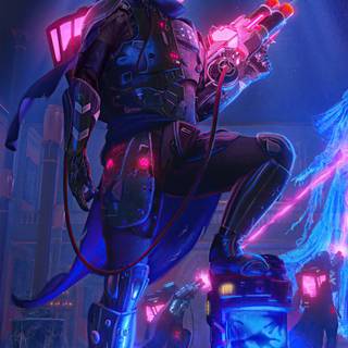 Cyberpunk Android 4k wallpaper