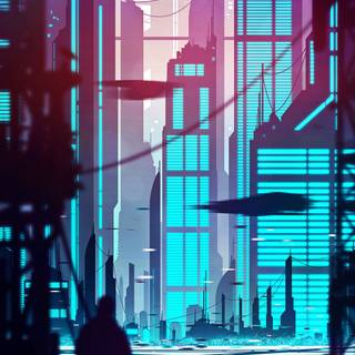 Cyberpunk Android 4k wallpaper