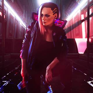 Cyberpunk Android 4k wallpaper