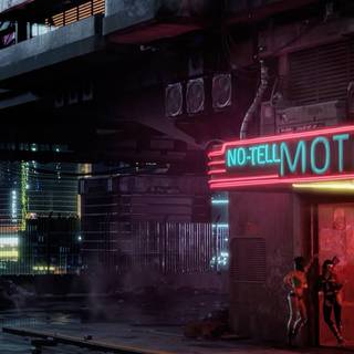 Cyberpunk Android 4k wallpaper