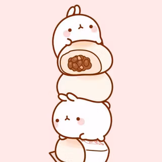 Molang pink wallpaper