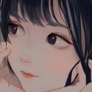 Cute girl anime 4k wallpaper