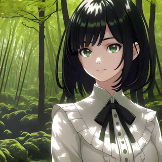 Cute girl anime 4k wallpaper