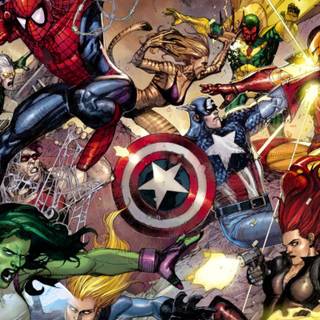 Marvel comic 4k iPhone wallpaper