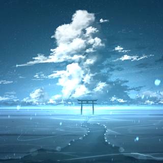 Ocean anime 4k wallpaper