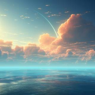 Ocean anime 4k wallpaper