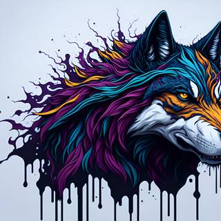 Wolf PC 4k wallpaper