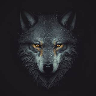 Wolf PC 4k wallpaper