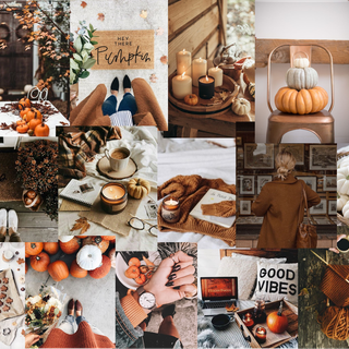 Desktop autumn collage wallpaper
