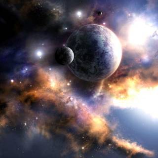 Space 4k vertical wallpaper