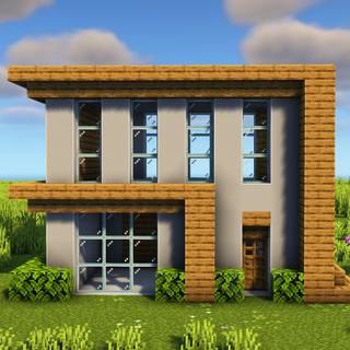 Modern house iPhone wallpaper