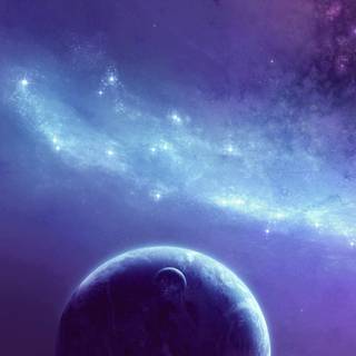 Space 4k vertical wallpaper