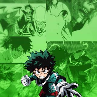 My Hero Academia Izuku Midoriya iPhone wallpaper