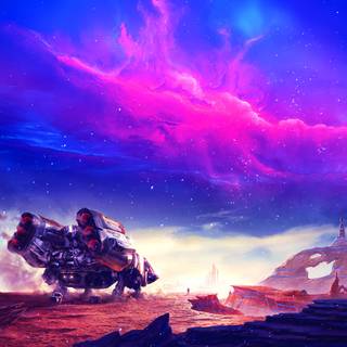 4k purple gaming wallpaper