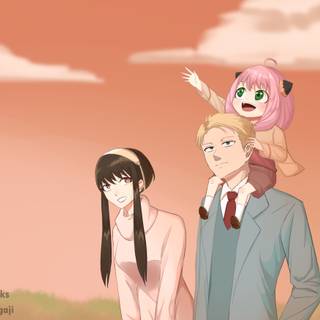 Spy x Family 4k PC wallpaper