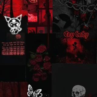 Red emo wallpaper