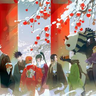 Jujutsu Kaisen landscape wallpaper