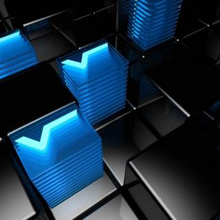 Light blue PC wallpaper