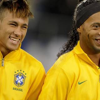 Ronaldinho and Neymar wallpaper