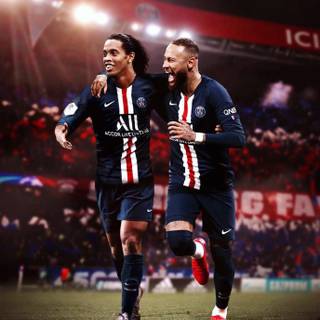 Ronaldinho and Neymar wallpaper