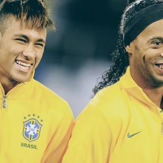 Ronaldinho and Neymar wallpaper