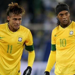 Ronaldinho and Neymar wallpaper