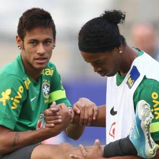 Ronaldinho and Neymar wallpaper