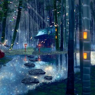 4k animated forest wallpaper