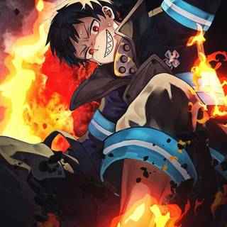 Fire Force 4k phone wallpaper