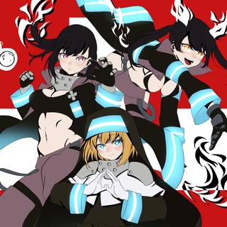 Fire Force 4k phone wallpaper