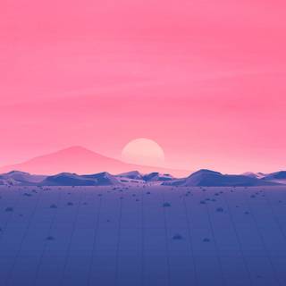 4k pink minimalist wallpaper