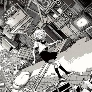 Manga panels 4k wallpaper