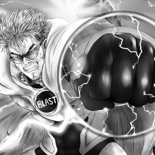 Gojo black and white PS5 wallpaper