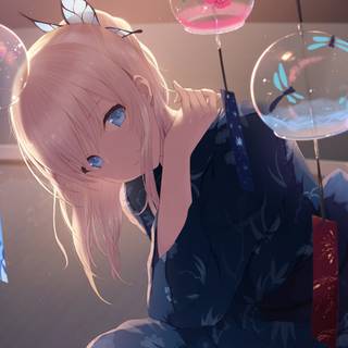 Female anime 4k wallpaper