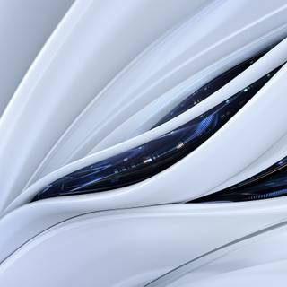 White and blue 4k wallpaper