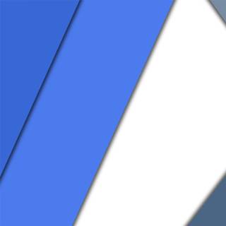 White and blue 4k wallpaper