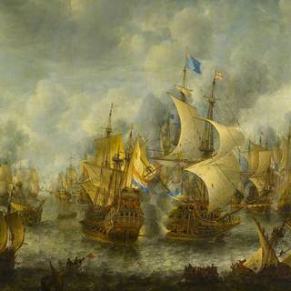 Ship battle wallpaper