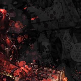 Deadpool logo 4k wallpaper