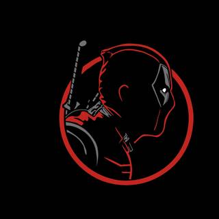 Deadpool logo 4k wallpaper