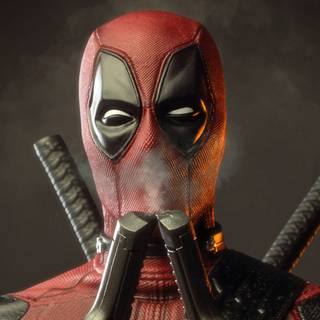 Deadpool logo 4k wallpaper